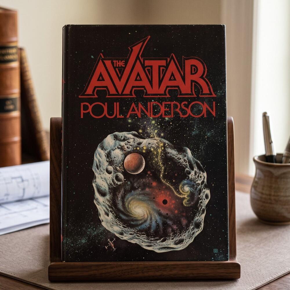 Vintage 1978 Poul Anderson The Avatar Hardcover DJ Retro Sci-Fi Space Opera